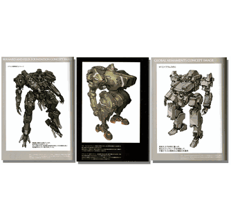 Armored Core Designs 4 & for Answer Art Book