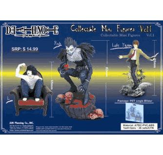 Death Note: Collectible Mini Figure Vol. 1 Assortment (Set of 3)