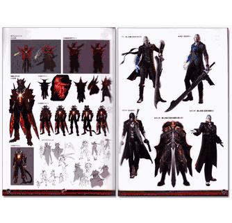 Devil May Cry Graphic Arts Official Setting Materials Special