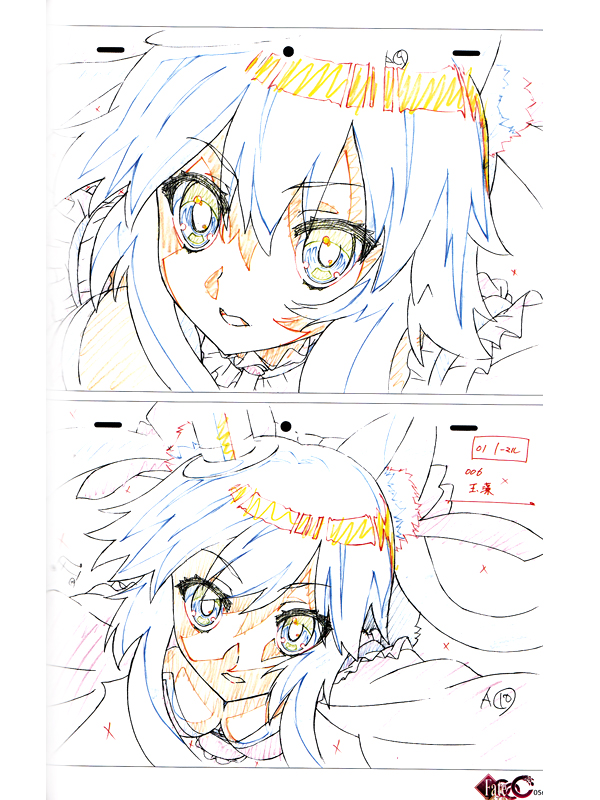 Fate/EXTRA CCC OP Animation Production Note Art Book Collector's Box ...