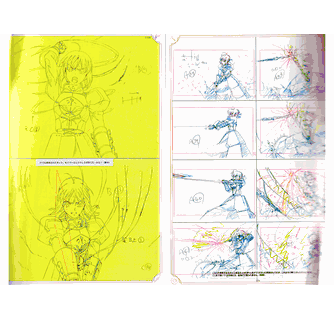 Fate/Zero TV Animation First Season Key Animations Art Book 