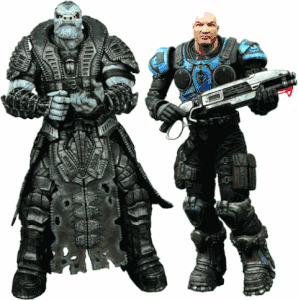 Gears of War 2: Ramm Vs. Lt. Kim 7" Action Figure 2-Pack