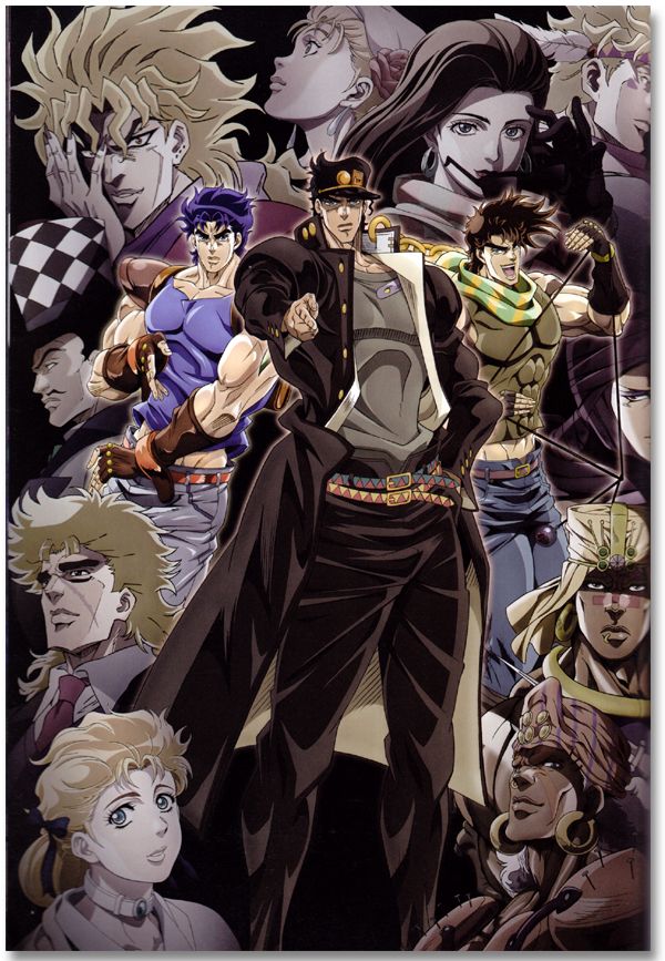 JoJo's Bizarre Adventure TV Original Animation Art Works - AAA Art Book ...