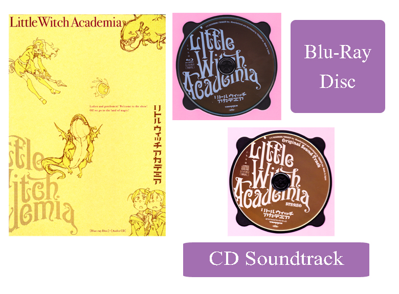 Little Witch Academia BluRay+CD Book Set (Limited) Anime Books