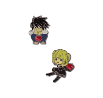 Pins: Death Note - L & Misa (Set of 2)