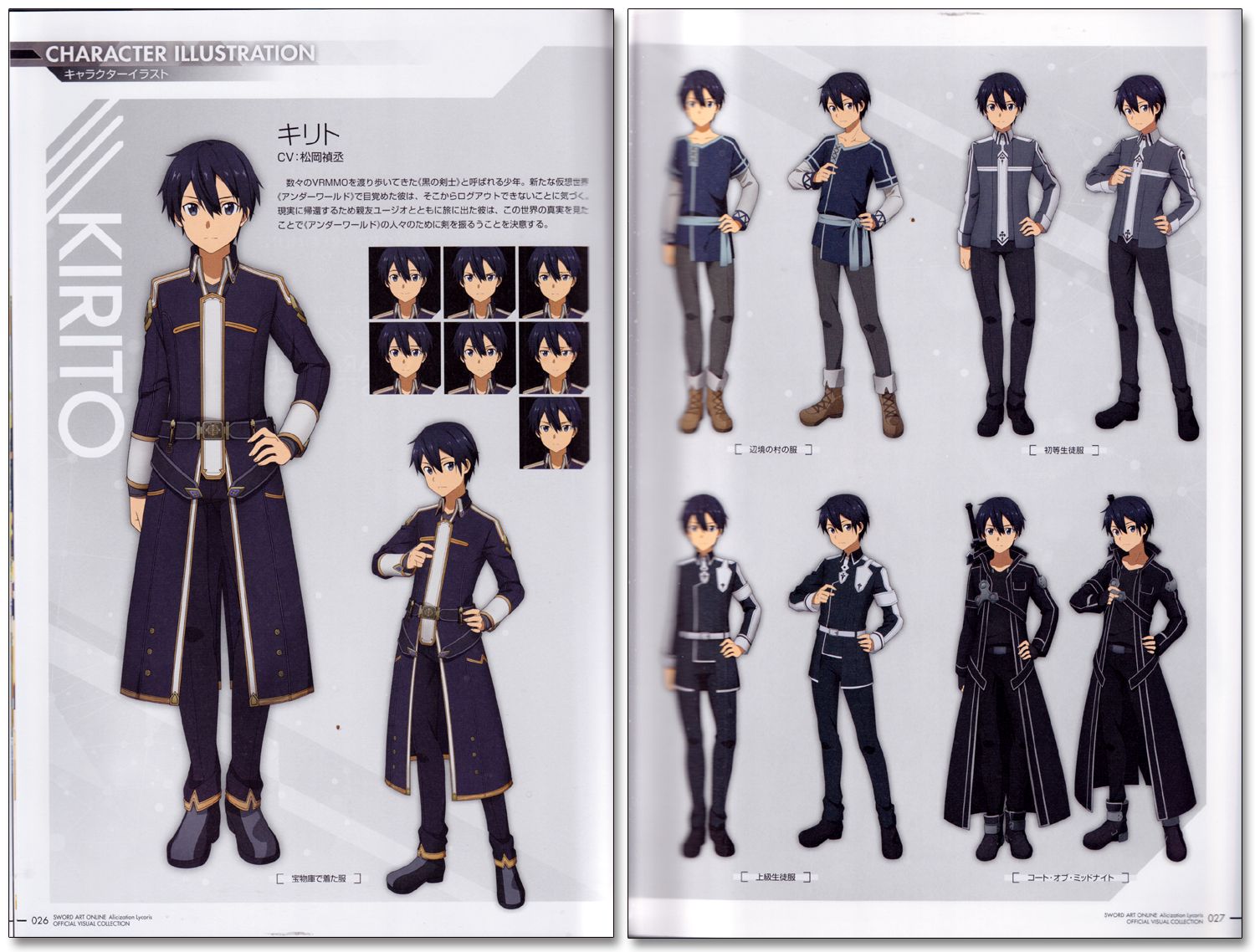 Sword Art Online Alicization Lycoris Official Visual Collection Art Book Anime Books