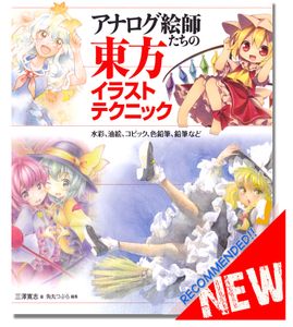 TOUHOU Illustration Technique How to Draw Reference Book