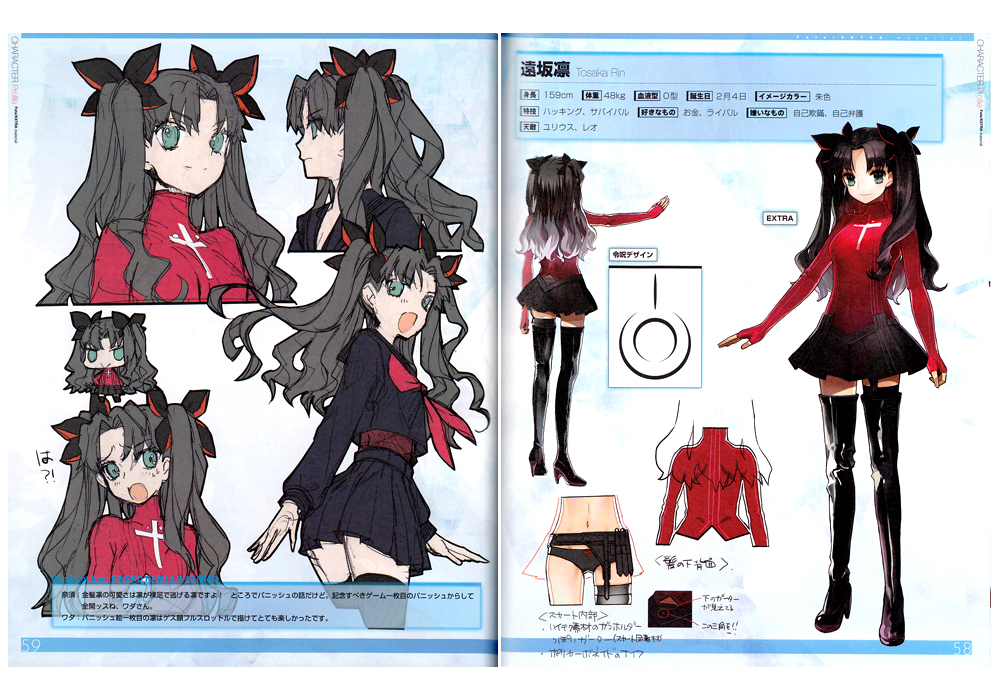 TYPE-MOON Doujinshi - Fate/EXTRA material WADARCO Illustrations Art ...