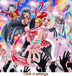 Ado Uta no Uta <br One Piece Film Red  <br> Limited Edition Vinyl LP - click to enlarge