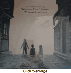 Attack on Titan <br> Season 3 Soundtrack <br> Vinyl LP - click to enlarge