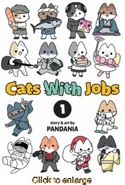 Cats with Jobs <br> Graphic Novels - click to enlarge