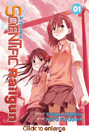 Certain Scientific Railgun <br> Graphic Novels - click to enlarge