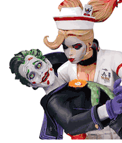 DC Comics Bombshells <br> Joker and Harley Quinn Statue