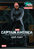 Dragon Models : Captain America 2 <br> Nick Fury Action Hero Vignette