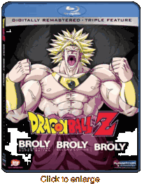 Dragonball Z <br>Super Saiyan / <br>2nd Coming / Bio-Broly <br> Triple Feature - click to enlarge