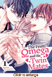 Feisty Omega and His Twin Mates <br> Graphic Novels - click to enlarge