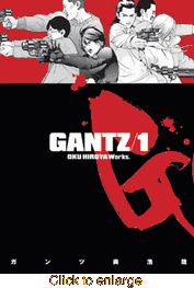 Gantz <br>Graphic Novels - click to enlarge
