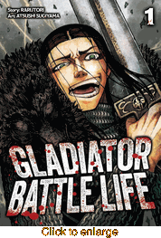 Gladiator Battle Life <br> Graphic Novels - click to enlarge