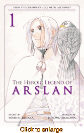 Heroic Legend of Arslan <br> Graphic Novels - click to enlarge