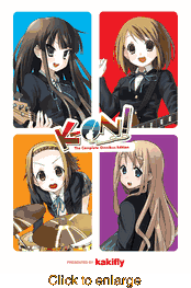 K-ON! <br> Graphic Novels - click to enlarge