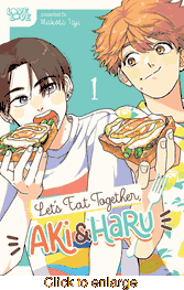 Let's Eat Together, Aki and Haru <br> Graphic Novels - click to enlarge
