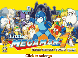 Little Mega Man <br> Graphic Novels - click to enlarge