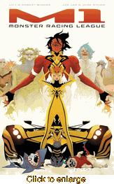 M1: Monster Racing League <br> Graphic Novels - click to enlarge