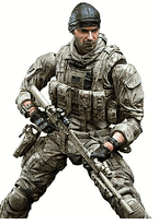Metal of Honor Warfighter <br> Preacher <br> Play Arts Kai Action Figure