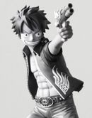 One Piece: Luffy <br> (Three Musketeers) <br> 1/7 Scale Monochrome Figure