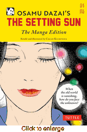 Osamu Dazai's The Setting Sun <br> Graphic Novels - click to enlarge