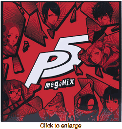 Persona 5 Megamix <br> Black Ice Variant Vinyl LP - click to enlarge