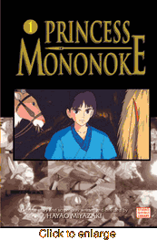 Princess Mononoke <br> Graphic Novels - click to enlarge