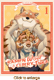 Ramen Wolf and Curry Tiger <br> Graphic Novels - click to enlarge
