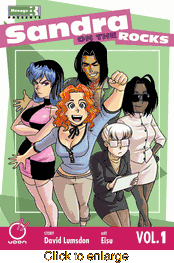 Sandra on the Rocks <br> Graphic Novels - click to enlarge