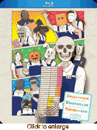 Skull-face Bookseller Honda-san - click to enlarge