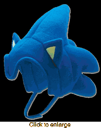Sonic the Hedgehog <br> Fleece Caps - click to enlarge