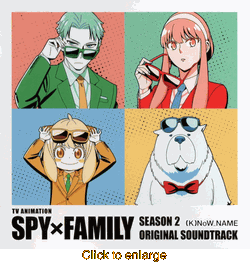 SPY x FAMILY Season 2 <br> Original Soundtrack CD - click to enlarge