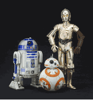 Star Wars The Force Awakens <br> C-3PO & R2-D2 w/ BB-8 <br> ArtFX+ Statue