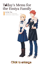 Today's Menu for the Emiya Family <br> Graphic Novels - click to enlarge