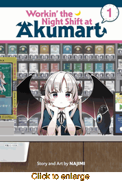 Workin' the Night Shift at Akumart <br> Graphic Novels - click to enlarge