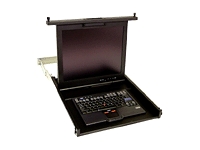 IBM 1U 17 Flat Panel console Kit w/ Optical Drive Bay