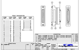 SCSI III 68 Pin to SCSI II DB50 Adapter, PT# SCSI3-SCSI2D-ADP
