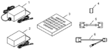 Sun / X180A / 595-1865 / SunButtons 32-key function I/O device -- Sun Parts