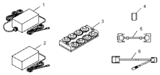 Sun / X190A / 595-1737 /  SunDials 8-dial interactive graphics I/O for 3-D -- Sun Parts