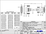 VHDCI 68 (0.8mm) to 68 Pin male/male 6 ft, PT# VHDCI68-MM-06