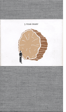 5 Year Diary: Black Cover