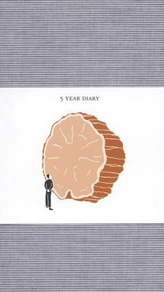 5 Year Diary: Blue Cover