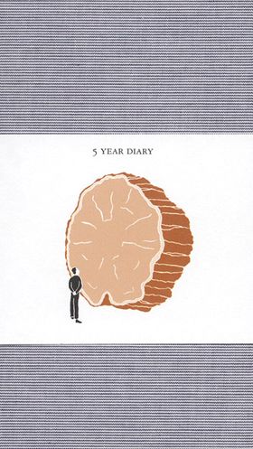 5 Year Diary: Blue Cover