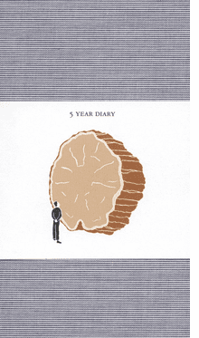 5 Year Diary: Blue Cover