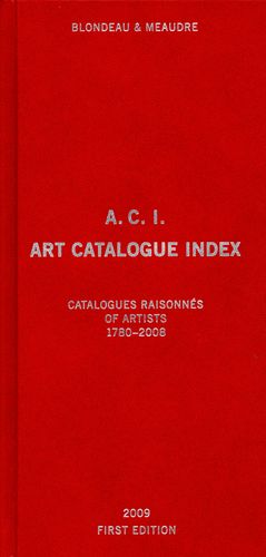 A.C.I., Art Catalogue Index